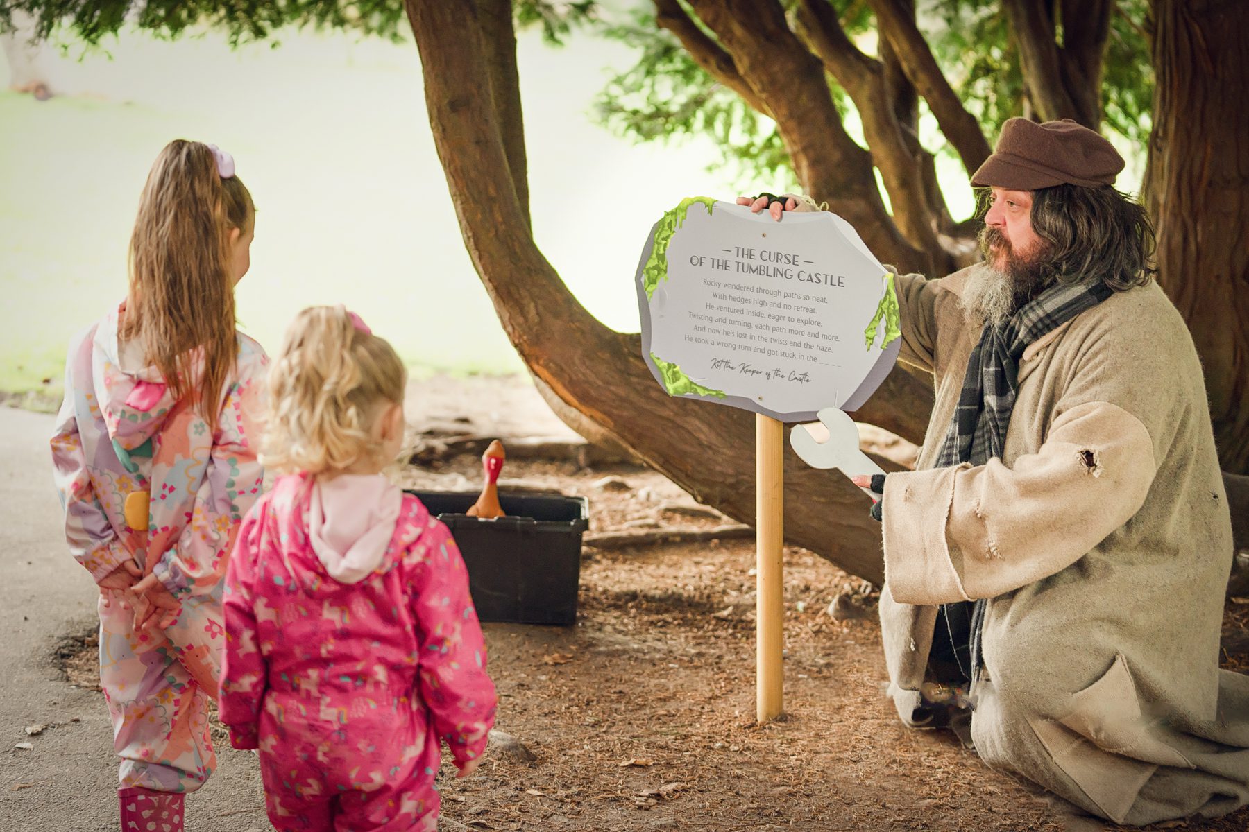 Guardians of the Grounds Halloween Character at Leeds Castle
