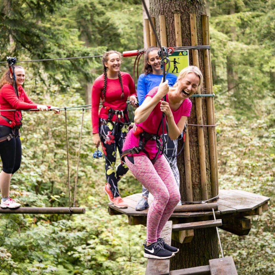 Go Ape at Leeds Castle
