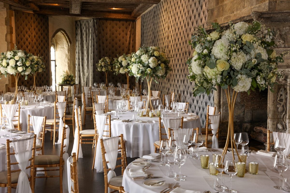 The Salon at Leeds Castle - Wedding Reception