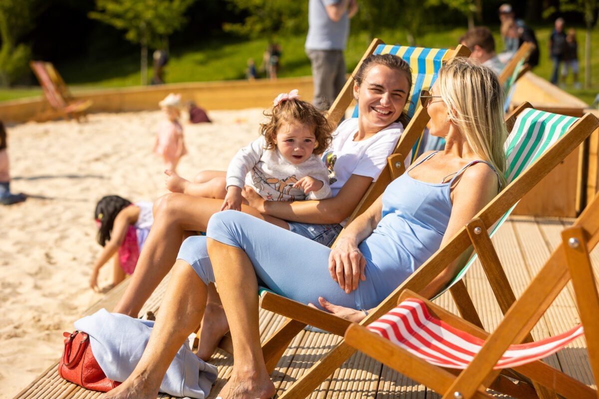 The Beach at Leeds Castle