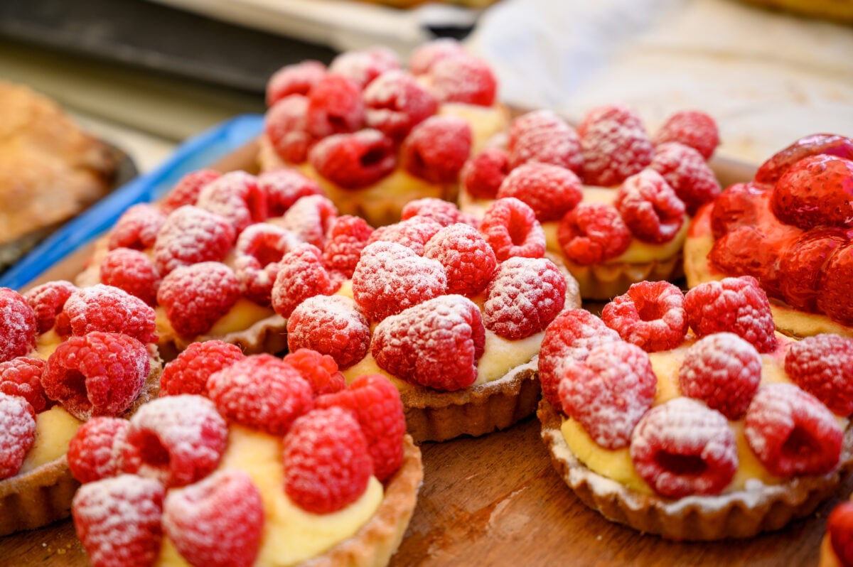raspberry tarts