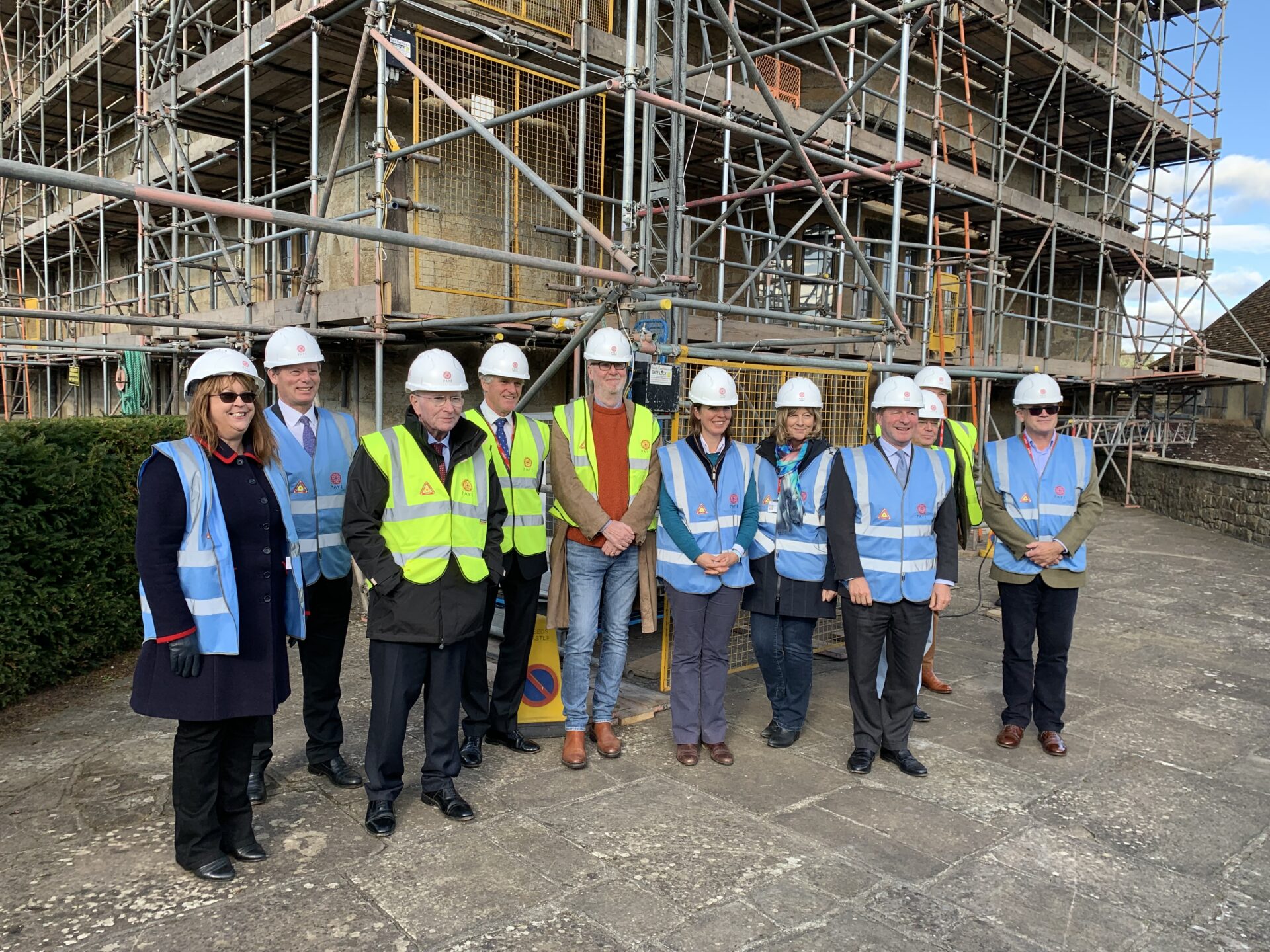 Leeds Castle Trustees Celebrate the Commencement of Stonework Restoration
