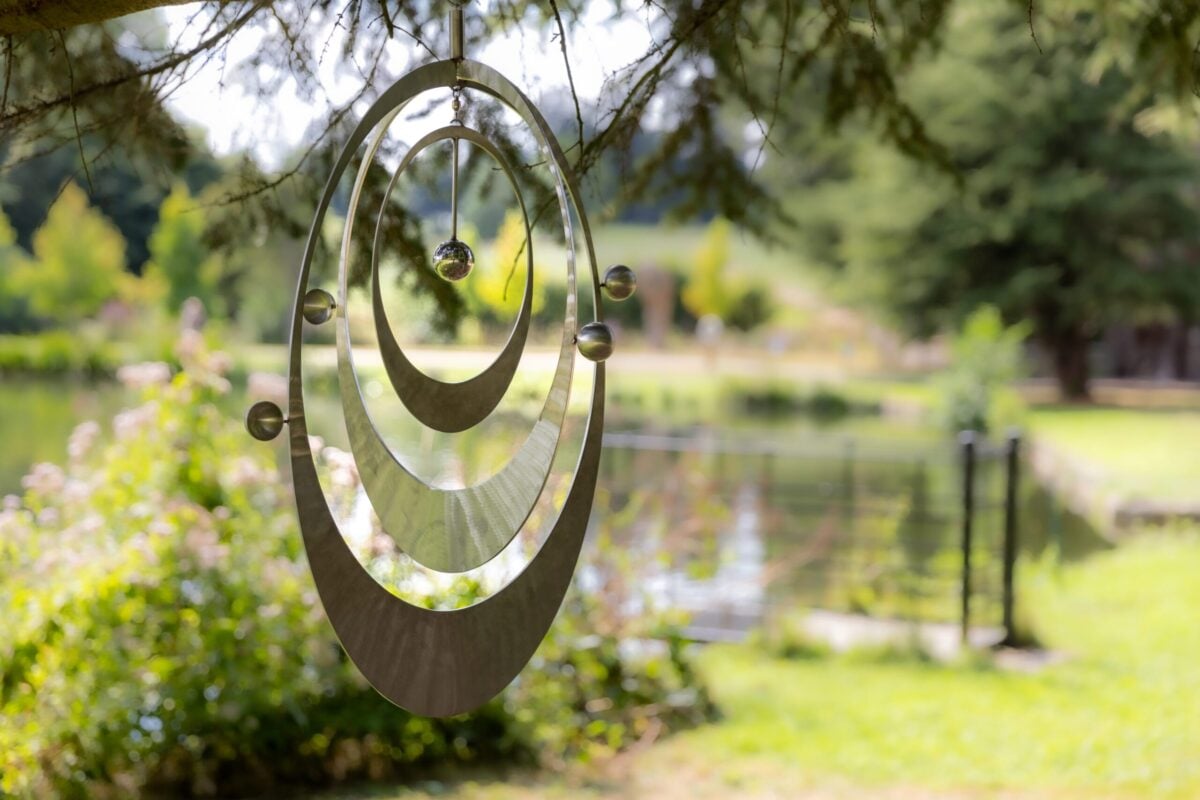 Sculpture trail at Leeds Castle, art exhibition.