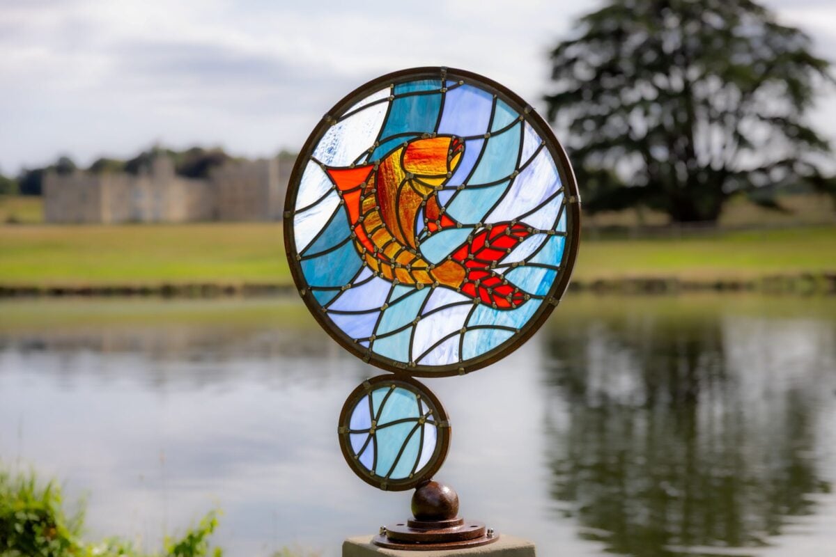 Sculpture trail at Leeds Castle, art exhibition.