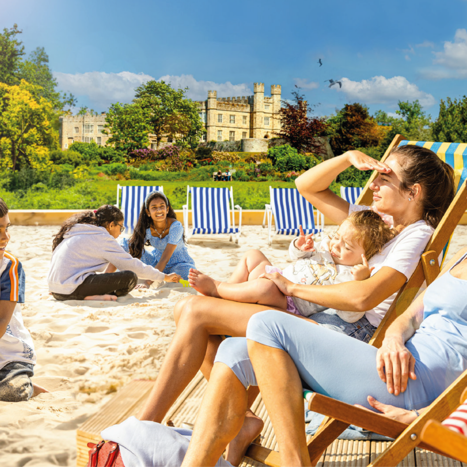 The Leeds Castle Beach