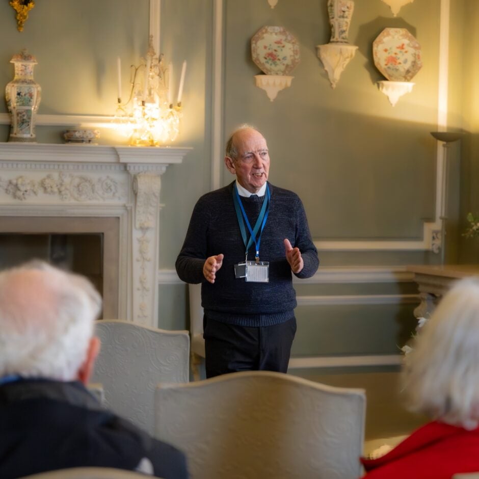 Castle Talks in the historic Leeds Castle Dining Room